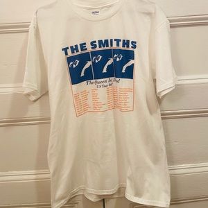 The Smiths T-shirt- The queen is dead Tour line up
